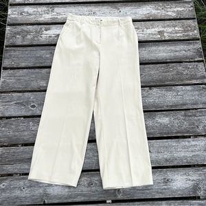 Coldwater Creek Beige Willow Fit ShapeMe Straight Leg Career Slacks Size 10